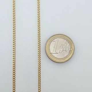 Cadena de Oro Maciza 18K, Cubana fina, 10gr, 56cm
