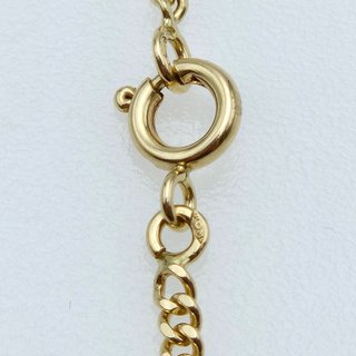 Cadena de Oro Maciza 18K, Cubana fina, 10gr, 56cm