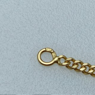 Cadena de Oro Maciza 18K, Cubana fina, 10gr, 56cm