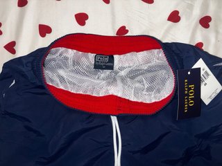 Bañador Ralph Lauren Azul Marino con logo bordado