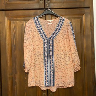 Blusa Southern Cotton manga 3/4 floral