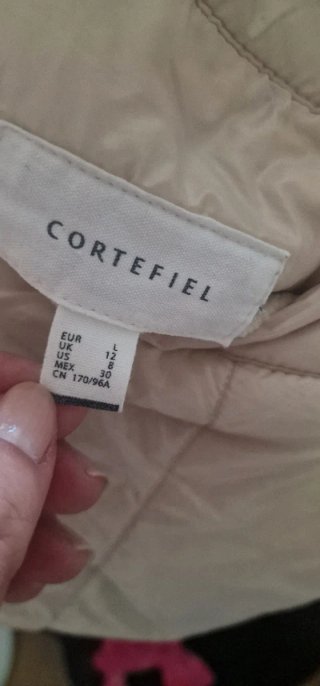 Abrigo reversible beige