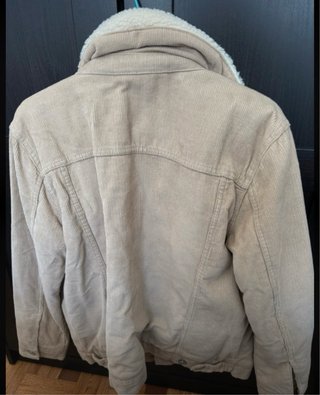 Chaqueta de pana beige