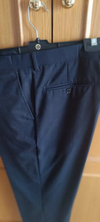 Traje de caballero azul
