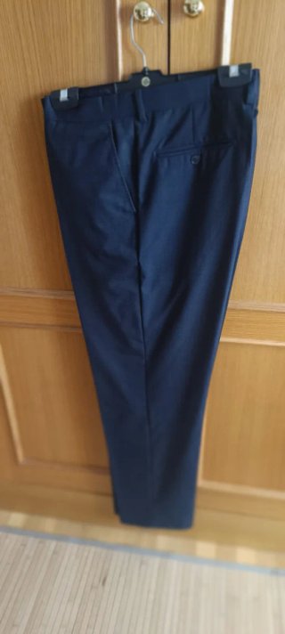 Traje de caballero azul
