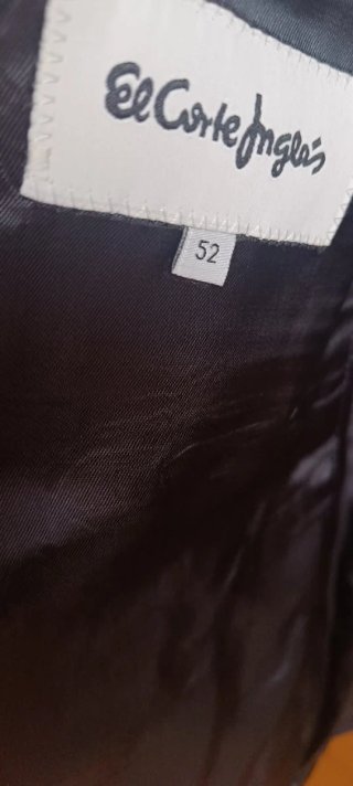 Traje de caballero azul