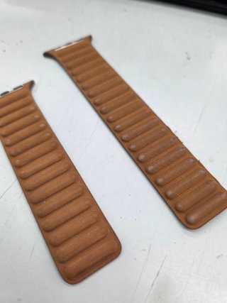Bracciale per Apple Watch - Magnetico a maglie - 46 mm - Caramello - Taglia S/M