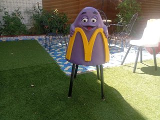 Juego 4 Sillas Vintage McDonald's