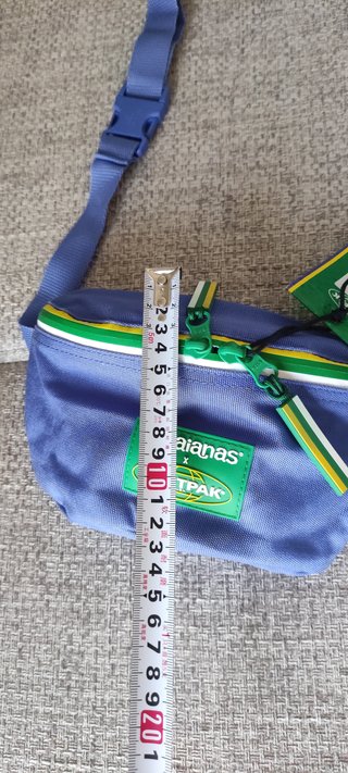 Riñonera Havaianas azul y verde