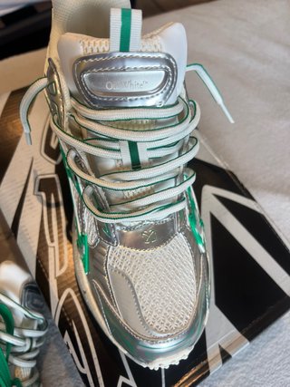 Zapatillas Off-White Verde/Plata