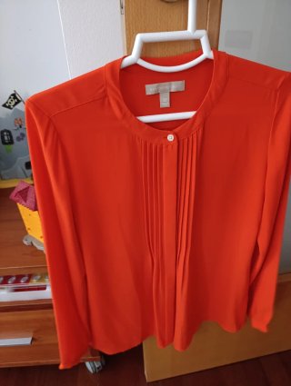 Camisa Banana Republic naranja Talla S