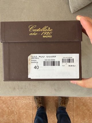 Mocasines Castellano Marrones T40