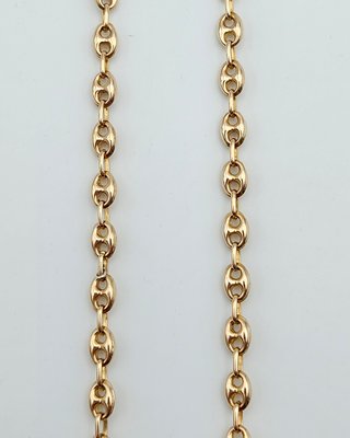 Cadena Oro Rosa 14K Calabrote 12,6gr 52cm