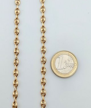 Cadena Oro Rosa 14K Calabrote 12,6gr 52cm