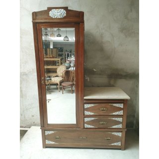Armario tocador Art Déco español madera