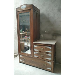 Armario tocador Art Déco español madera