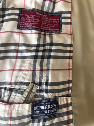 Gabardina Burberry clasica Beige Talla XL