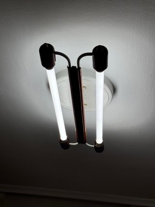 Lámpara LED Madera