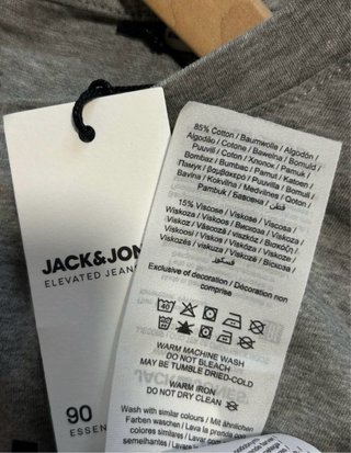 Camiseta Jack & Jones gris