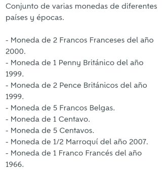 Monedas.