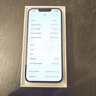 iPhone 14 - 128 GB - batteria 84%