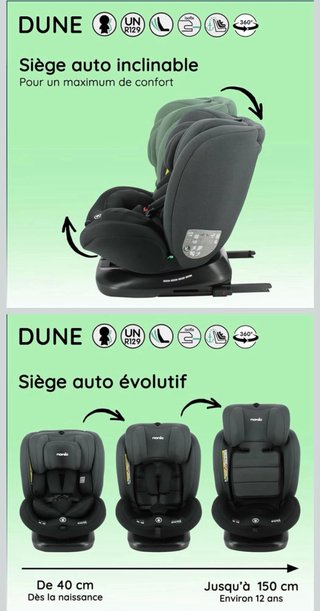 Silla coche Nania i-Size Dune 40-150