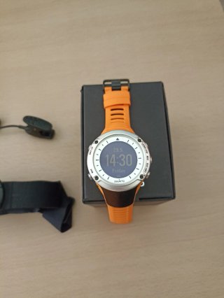 Suunto Reloj Deportivo Naranja y Plata