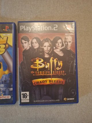 PS2 Pac-Man World 3 y Buffy Chaos Bleeds
