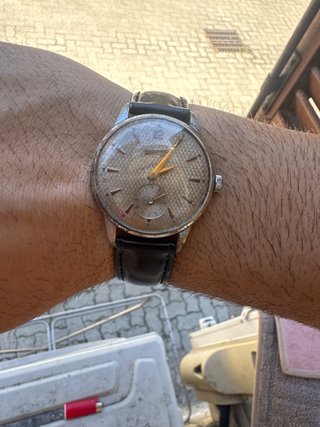 Eberhard mod 40 carica manuale oro/argento