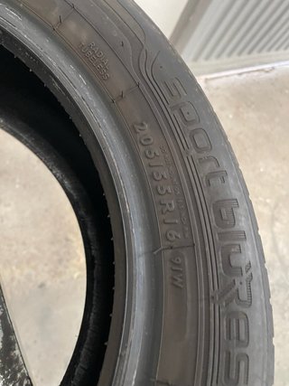 4x 205/55 R16 91W Dunlop SportBlueResponse