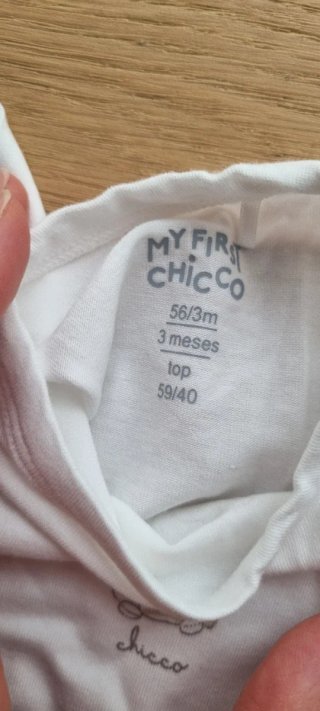 Body Chicco bianco con disegno