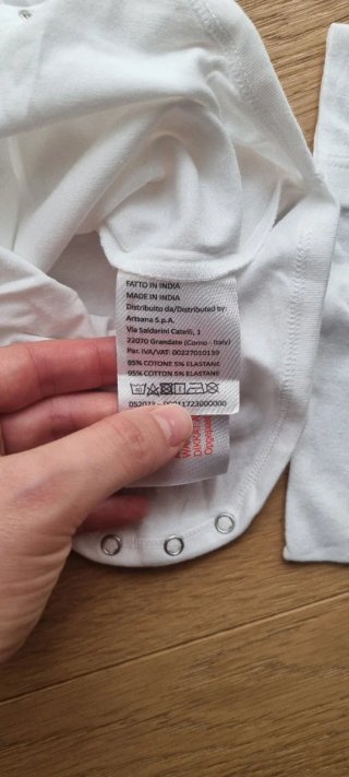 Body Chicco bianco con disegno