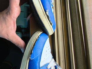 Scarpe sportive Lacoste blu/bianche taglia 41
