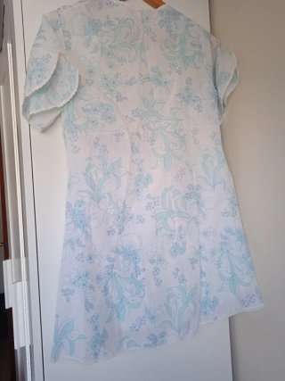 Conjunto camisón y bata floral