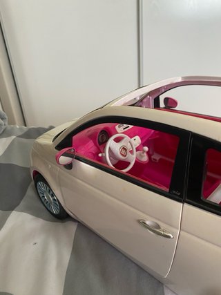 Coche Barbie Fiat 500 Rosa