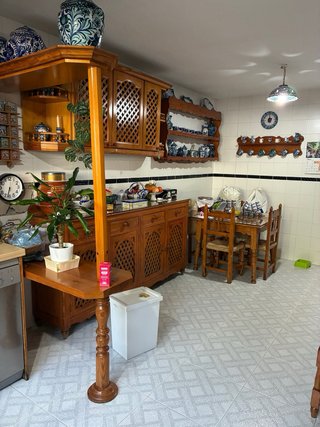 Muebles artesanales de cocina retro