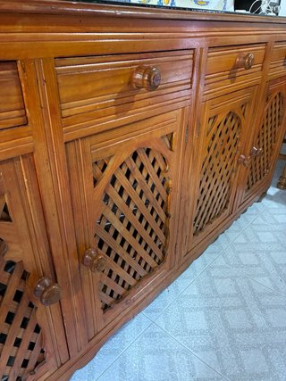 Muebles artesanales de cocina retro