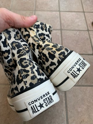 Converse platform lift hi 38 leopard
