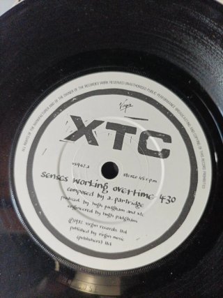 XTC Senses Working Overtime Single Vinilo