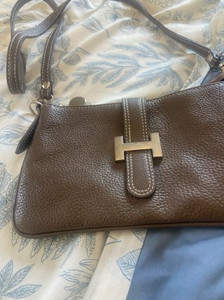 Bolso bandolera de piel