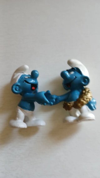 Set 2 Puffi Pitufos Smurfs