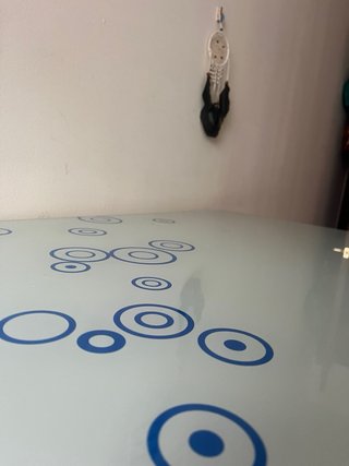 Escritorio y Silla Oficina Cristal