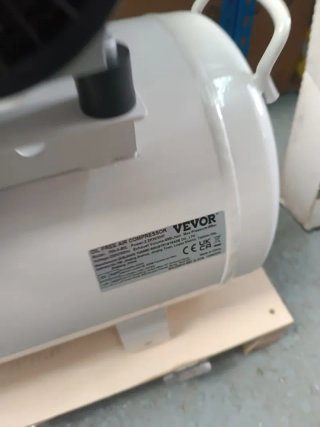 VEVOR Compresor de aire sin aceite 80L