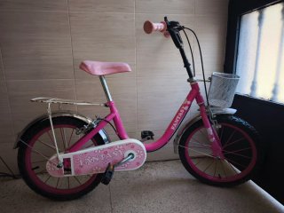 Bicicleta infantil rosa 5-8 años