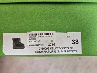 Botas de pelo marrones con plataforma