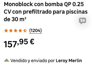 Depuradora de arena para piscina (usada 3 meses)