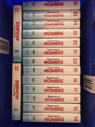 Colección Erase una vez El Hombre VHS y Libros