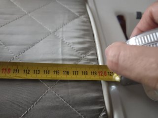 Tabla de planchar con soporte para plancha