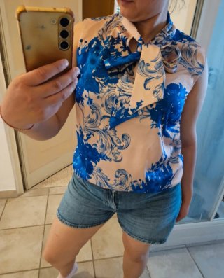 Camicia elegante donna Rinascimento M