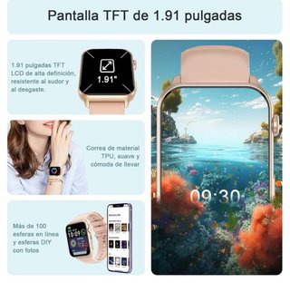 Precintado, Smartwatch R30Pro, Rosa